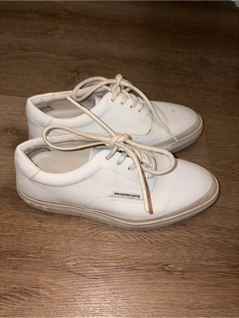 Alexander Wang White Low Top Sneakers Size 37